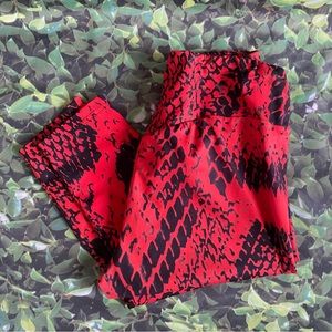 High Waisted Snake Print Leggings